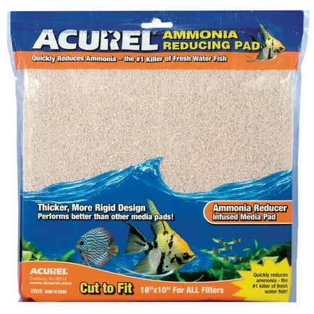Acurel Ammonia Remover Infused Aquarium Pad (Best Way To Remove Ammonia From Fish Tank)