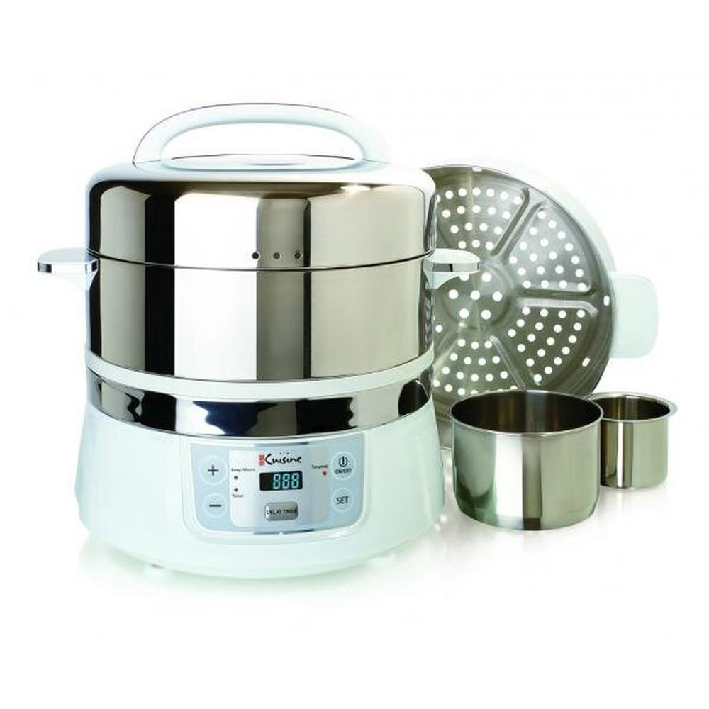 Euro Cuisine Stainless Steel Electric Food Steamer
