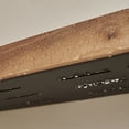 thumbnail image 3 of Estante de Almacenamiento de BañO de Madera de Nogal Negro, Estante de Almacenamiento de BañO No Perforado, Ligero, Montado en la Pared, Sala de Estar de Lujo, 40Cm, 3 of 5