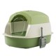 thumbnail image 2 of Bandeja de arena para gatos, accesorios para mascotas, inodoro para gatos cerrado reutilizable antisalpicaduras con Verde Yuyangstore Bandeja de arena para gatos, 2 of 8