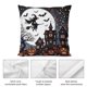 thumbnail image 4 of Funda de almohada de Halloween con diseño divertido y decorativo de felpa corta de 18 x 18 pulgadas, cojín para sofá cama de 18 x 18 pulgadas, 4 of 5