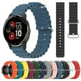 thumbnail image 3 of For Garmin Venu 2 Plus 20mm Ocean Style Silicone Solid Color Watch Band, 3 of 4