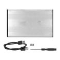 thumbnail image 1 of External HDD Case,HDD Enclosure 2.5in 5Gbps SATA Hard Drive Enclosure Hard Disk Box Remarkable Clarity, 1 of 9