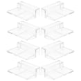 thumbnail image 4 of Shisuyan Fish Tank Cover Brackets Transparent 8Pcs 2.16x1.45x0.59in, 4 of 8