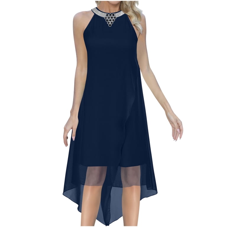 chiffon shift dress INC Womens Floral Chiffon V-Neck Shift Dress Blue S main image 1