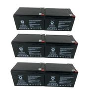 SPS Brand 12V 12Ah Replacement Battery (SG12120T2) for Leoch LPL12-12 T2, LPL 12-12 T2 (6 Pack)