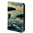 thumbnail image 2 of OWNTA Whale Pattern Premium PU Leather Passport Book - 4x5.5 inches - Passport Case, Covers & Cover, 2 of 5