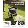 thumbnail image 2 of VEVOR Walk-Behind Push Broadcast Spreader 60LBS 0-9.8ft Spreading Width for Fertilizer, 2 of 9