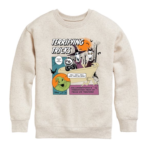 Disney - The Nightmare Before Christmas - Terrifying Tricks - Toddler & Youth Crewneck Fleece Sweatshirt