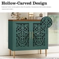 thumbnail image 3 of HLR 31.4" Accent Cabinet, 2 Doors Sideboards and Buffets Cabinet with Storage for Living Room, Green, 3 of 7