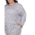 thumbnail image 5 of White Mark Women's and Women's Plus 2 Piece Leopard Lounge Set, 5 of 5