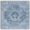 thumbnail image 3 of SAFAVIEH Tucson Donovan Traditional Machine Washable Area Rug, 6' x 6' Square, Green/Grey, 3 of 15
