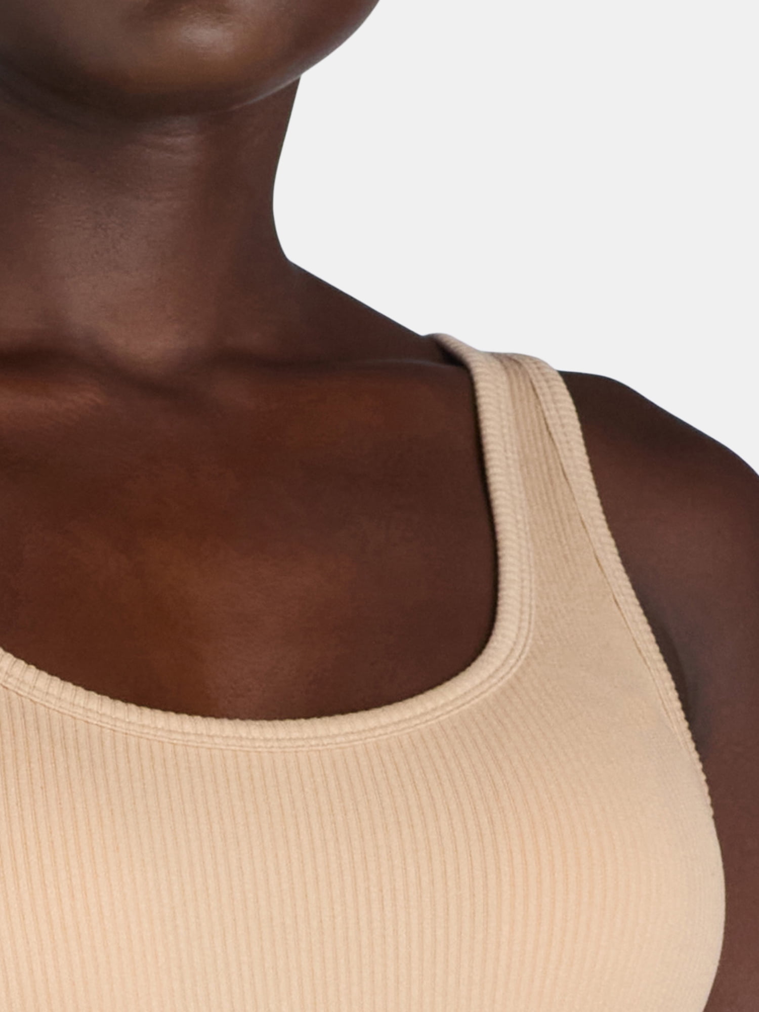 No Boundaries Women's Double Scoop Seamless Bra, Sizes XS-XXXL