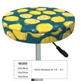 thumbnail image 4 of Fotbe Lemon Stool Covers Round,Waterproof Round Bar Stool Covers Bar Chair Covers Washable Stool Cushion Slipcover for 12-14 Inch Chair-12 inch, 4 of 7