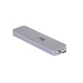 thumbnail image 4 of Tignapoo Boîtier Compact M.2 NVME vers USB-C SSD pour PCI-E SSDs, Alliage d'Aluminium, Plug & Play, Transfert de Données Haute Vitesse, Supporte Protocole NVME, Design Durable et Portable, 4 of 6