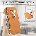 thumbnail image 7 of for Samsung Galaxy S25 Ultra Phone Case, Detachable Magnetic Wallet, Card Slot Pocket Zipper Retro PU Leather Flip Folio Case Compatible with Kickstand Magsafe for Samsung Galaxy S25 Ultra, Yellow, 7 of 7