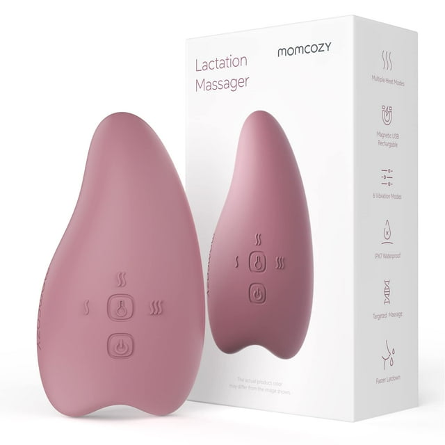 Masajeador de lactancia Momcozy Warming 2 en 1 con calor y vibración