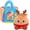 Brown-deer 4in, variant on Giant Dumpling Pillow Plush Stuffed Christmas Home Decor with Steamer 4in, Kawaii Design, Soft Plush Material, Home Decoration, Soft Stretch for Adults Anxiety Relief