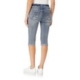thumbnail image 3 of WallFlower Women's Luscious Curvy 17" Capri Mid-Rise Insta Stretch Juniors, 3 of 7
