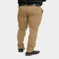 thumbnail image 4 of CHOK Pantalon Chino Basique Décontracté Ajusté Extensible DL1250 - Kaki - 36/30, 4 of 5