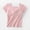 Pink women's ribbed t-shirt a1, variant on Women's Ribbed T-Shirt Square Neck Short Sleeve Casual Basic Top Solid Color Tee Vacation Travel Fashion Clothes, White S