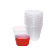 Crosstex CX1 Medicine Mixing Cups Clear Disposable 100/Pk 1 Oz