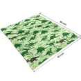 thumbnail image 2 of Green Cartoon Dinosaurs Camouflage Pattern Blanket,Comfortable Soft Flannel Throw Blanket,All Season,Warm Lightweight Blankets for Sofa Bed Couch Living Room Chair,50"x60", 2 of 4