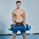 thumbnail image 2 of Bolsa de agua transparente para fitness, rellenable con agua, con pesas, suave, portátil, para entrenamiento de fuerza, bolsa inflable para levantamiento de pesas, 2 of 4