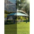 thumbnail image 3 of 2025 New 13'x13' Outdoor Patio Gazebo, Outdoor Canopy Tent with Mosquito Netting, Backyard Tent for Party, Wedding, Outdoor Dining, Patio, Backyard, 3 of 8