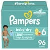 Pampers Baby-Dry diapers, size 6, 96 count from Walmart