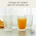 thumbnail image 3 of Fitz and Floyd Trestle 12 oz Clear Highball Glass (Set of 4), 3 of 5