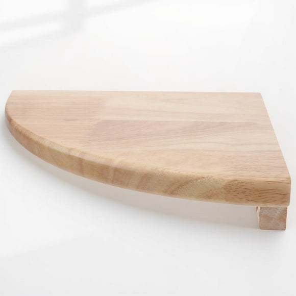 UPGRATOR Corner Shelves Floating for Bathroom Oak Storage Solution 1Pcs