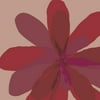 Drew Barrymore Flower Home Floral Peel & Stick Wallpaper Mural, Red Maroon