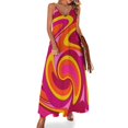 thumbnail image 1 of Vestido de noche sin mangas de diseño retro moderno de mediados de siglo, vestido de mujer, vestido para mujer , elegantes y chic vestidos de noche para bodas, 1 of 7