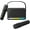 Black, variant on Bdday Portable Outdoor Karaoke Speaker Mini Wireless Microphone Home Sing Microphone Integrated Machine Bluetooth Speaker With Two Microphones