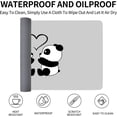 thumbnail image 3 of Kawaii Friendly Panda Pattern Mouse Pad,Desk Mat,Game Mat,Makeup Table Mat,Varied Use Mat for Office/Home/Study Girls Boys(31.5''''X15.7'''''',Grey&Friendly Panda), 3 of 5