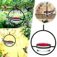 thumbnail image 1 of Fiudx Comedero de Metal para Colibríes, Estructura de Hierro Resistente, Fácil de Limpiar y Rellenar, Colores Vibrantes, Decoración de Jardín Al Aire Libre, Perfecto para Amantes de Las Aves y Jardin, 1 of 6