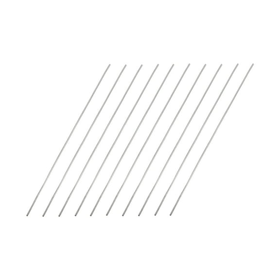 Uxcell 3.94 x 0.04" 304 Stainless Steel Solid Round Rod for DIY Craft 10Pcs