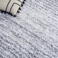 thumbnail image 6 of Safavieh Glory Maksim Abstract Shag Runner Rug, Ivory/Gray, 2'3" x 8', 6 of 10