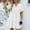 White, variant on Cute Babydoll Dresses for Women 2024 Summer Casual V Neck Short Sleeve A-Line Loose Swing Tunic Mini Dress