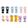 thumbnail image 3 of 6Pieces Cartoon Cats Claw Pen Caps, Silicone Pencil Protectors for Students and Professional, 3 of 9