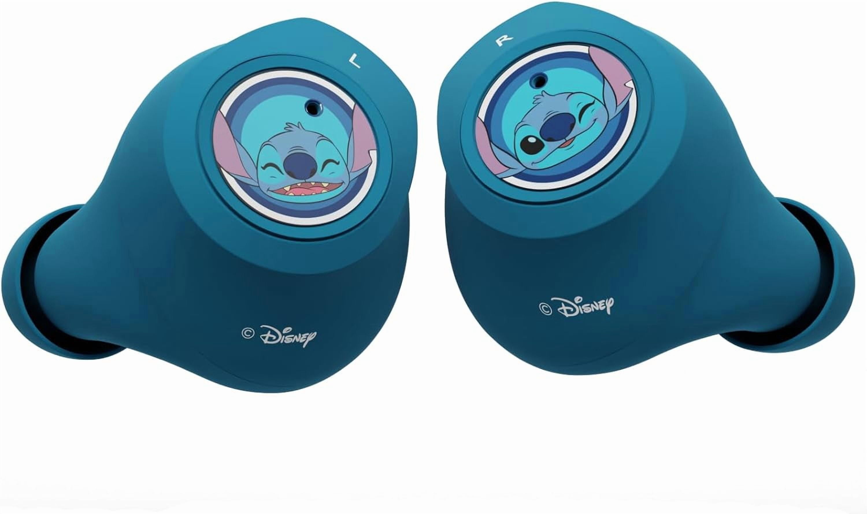 Disney Lilo and Stitch Bluetooth Earbuds with Charging Case, Wireless Earphones with Mic, 30 Hours Playtime