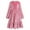 pink, variant on OBEEII Kids Girls Long Sleeve Solid Color Velvet Ruffle Dress Party Dress Girls' Chvurch Prayer Long Sleeve Dress Stage Performance Dress 11-12 Years Green
