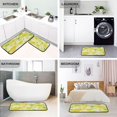 thumbnail image 4 of 2-Piece Kitchen Mat Set Non Slip Washable Floor Mats Decorative Rugs for Kitchen Sink Laundry Yellow Daisy Pattern, 4 of 7
