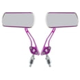 thumbnail image 1 of Shisuyan Rétroviseurs de Vélo Visibilité Claire Violet 2Ensemble 6.5x4.9x2.2in, 1 of 8