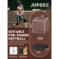 thumbnail image 3 of Vitrina de softball JupDec de 11 cm, acrílica, con protección UV, 3 of 7