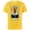 Yellow, variant on Marvel Tarot Arcana Iron Man as the King of Coins Card - Short Sleeve Cotton T-Shirt for Adults - Customized-Red