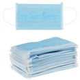 thumbnail image 3 of Disposable Earloop Pleated Face Masks 3 Ply (Pack of 50) Light Blue, 3 of 8