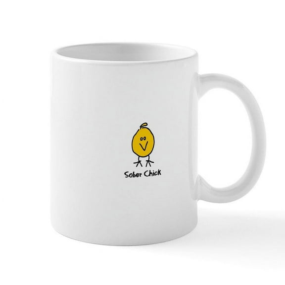CafePress - Sober Chick Mug - 11 oz Ceramic Mug - Novelty Coffee Tea Cup