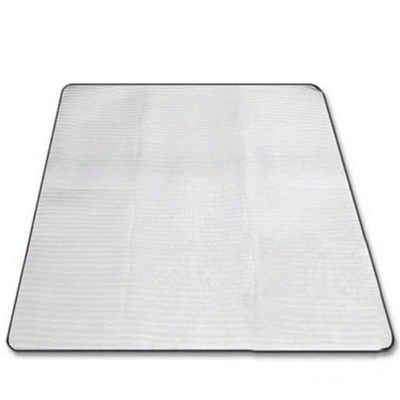 Tapis de Sol Multifonctionnel pour Dormir, Tente de Camping, Matelas en Aluminium Double Face avec Sac de Rangement pour, 200x200 cm